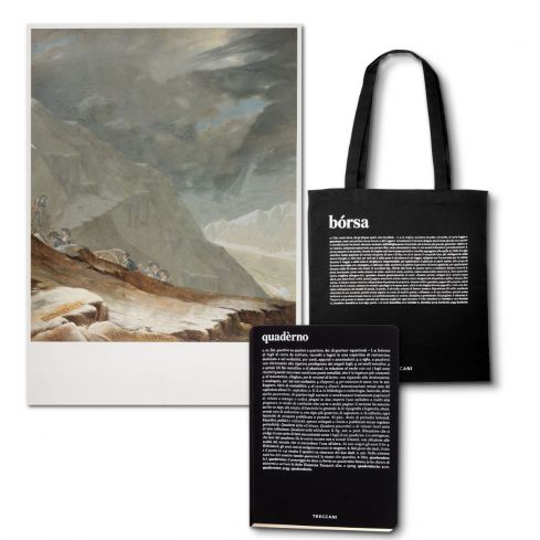 Kit Utopia Piero Golia, Assenza - Notebook and Cotton Bag 