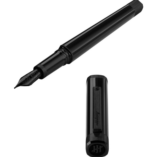 Quattro Stilografica, IP Ultra Black, pennino in Oro 14k EXTRA FINE - immagine 5