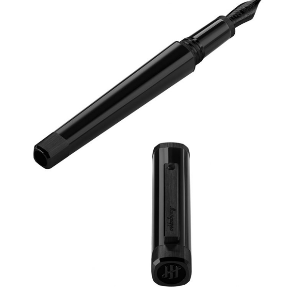 Quattro Stilografica, IP Ultra Black, pennino in Oro 14k EXTRA FINE - immagine 4