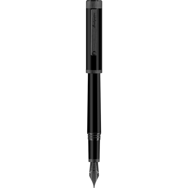Zero Stilografica, IP Ultra Black, pennino Flex in Oro 14k - immagine 3