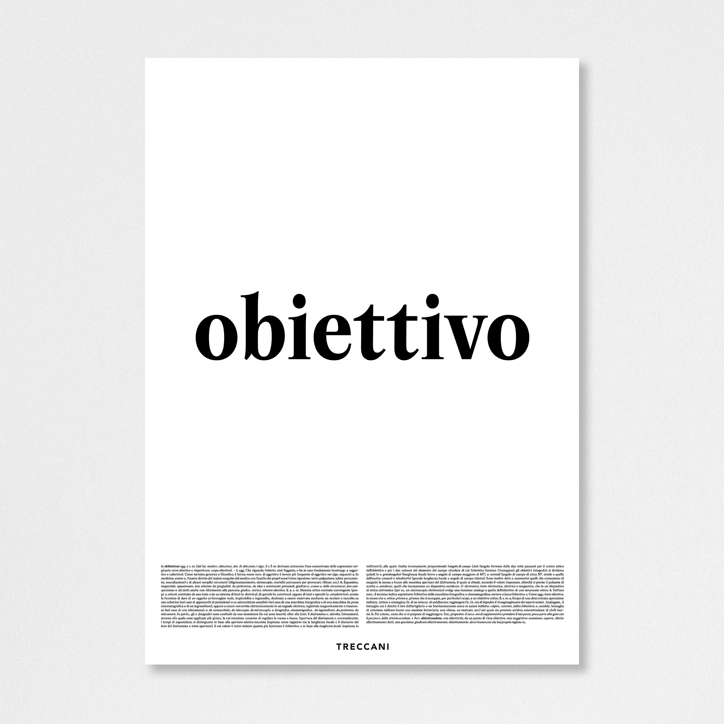Obiettivo 50x70 senza cornice Poster – Obiettivo - immagine 4