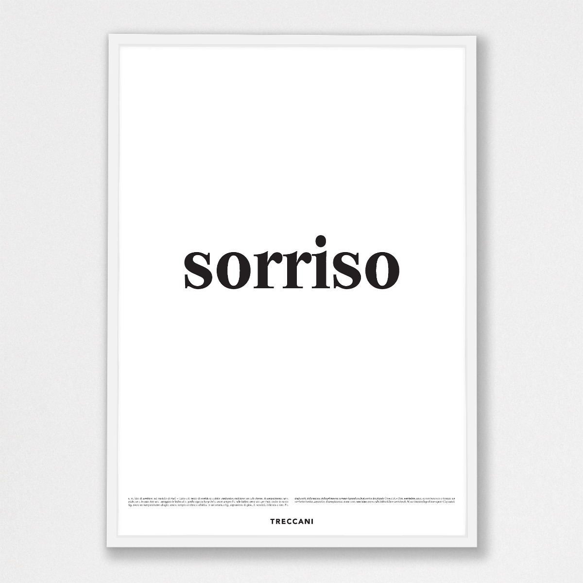 sorriso_50x70_cornicebianca Poster – Sorriso - immagine 1