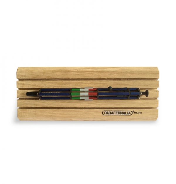 Parafernalia Revolution Penna a sfera Italia Blu Wood - immagine 2