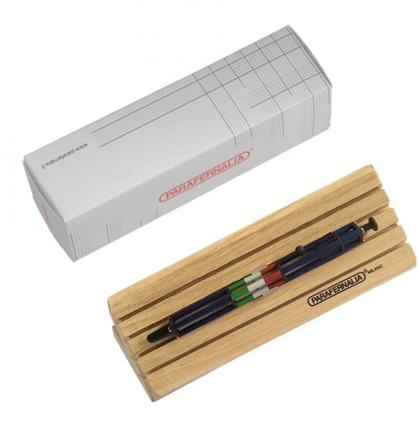 Parafernalia Revolution Penna a sfera Italia Blu Wood - immagine 3