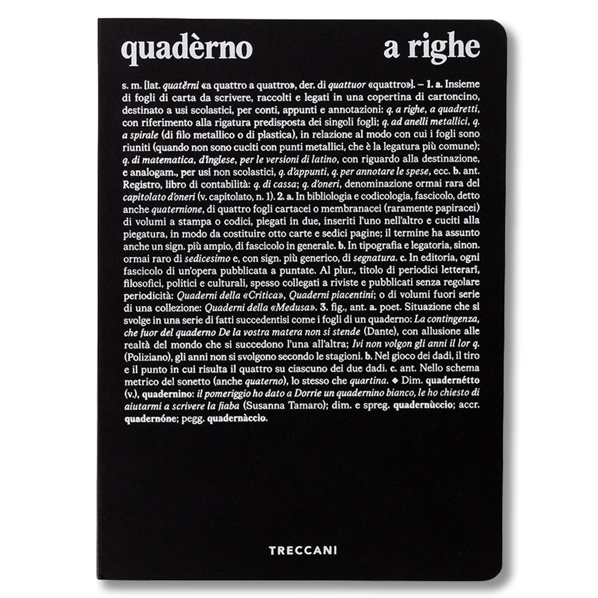 images Quaderno a righe - nero/bianco - immagine 1