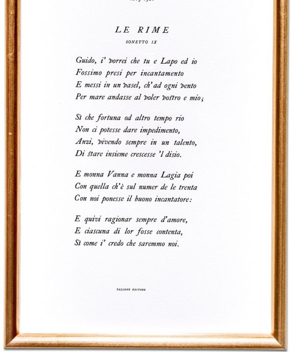 Sonetto - Dante Alighieri - immagine 3