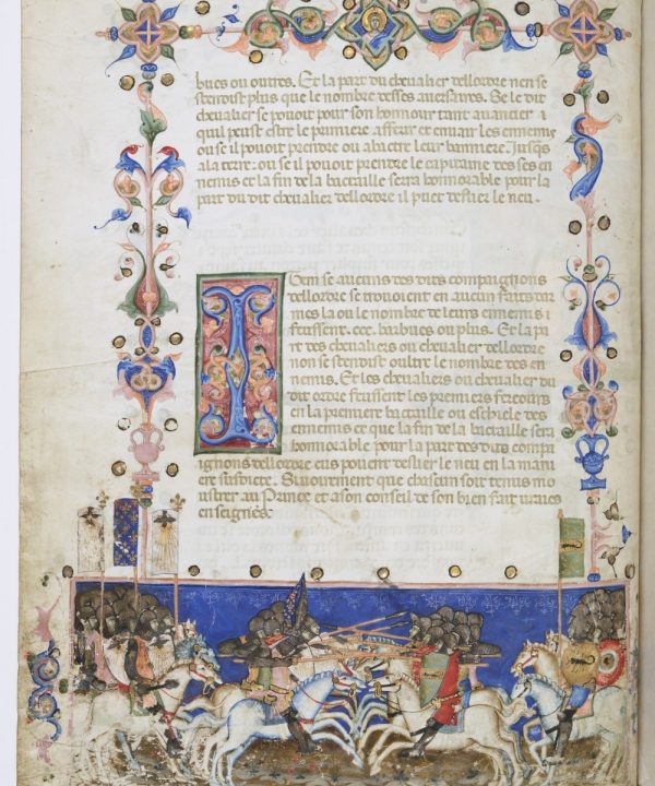 Le regole della cavalleria. Statuti dell’Ordine del Santo Spirito dal Giusto Desiderio. Paris, Bibliothèque nationale de France, ms. Français 4274 - immagine 8