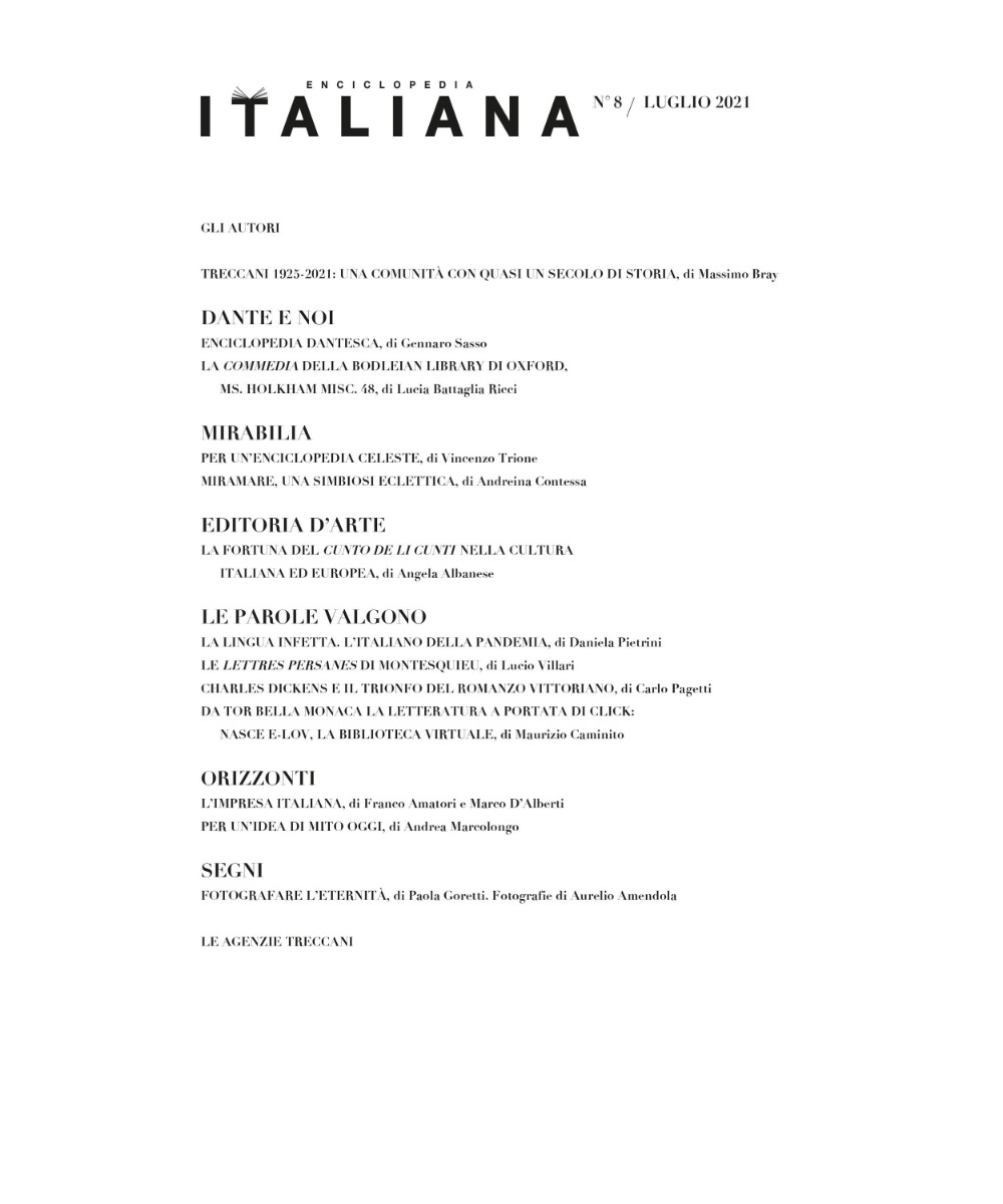 images Rivista «Enciclopedia Italiana», n. 8/luglio 2021 - immagine 2