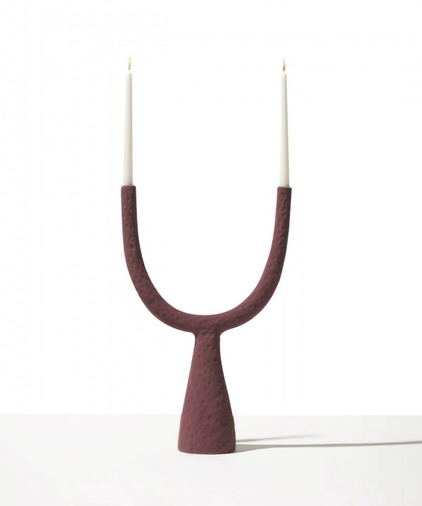 Candelabro Burgundy - immagine 2