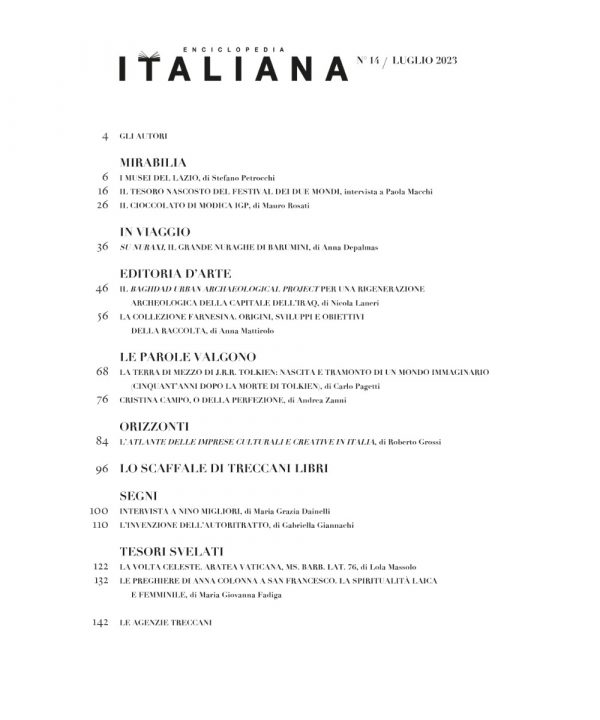 Rivista «Enciclopedia Italiana», n. 14/luglio 2023 - immagine 2