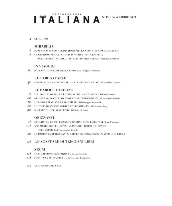 Rivista «Enciclopedia Italiana», n. 15/novembre 2023 - immagine 2