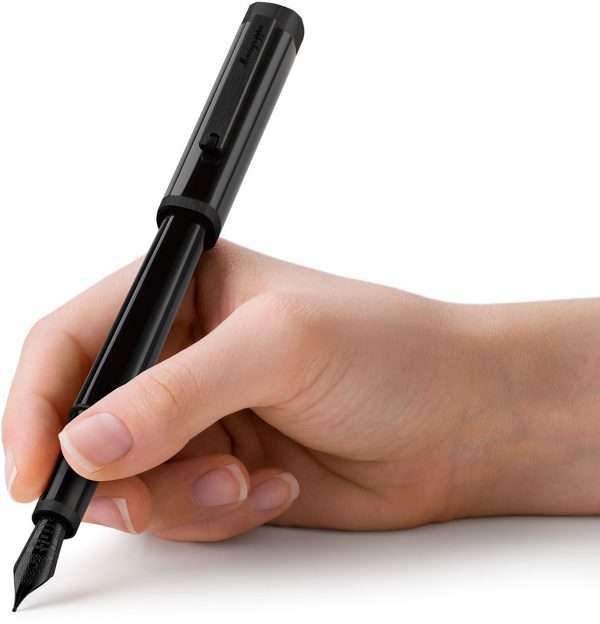 Quattro Stilografica, IP Ultra Black, pennino in Oro 14k EXTRA FINE - immagine 3