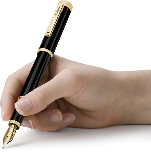 Zero Stilografica, IP Oro Giallo, pennino in Oro 14k - immagine 4