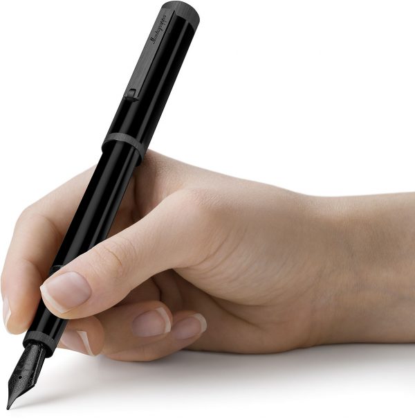 Zero Stilografica, IP Ultra Black, pennino in Acciaio - immagine 4