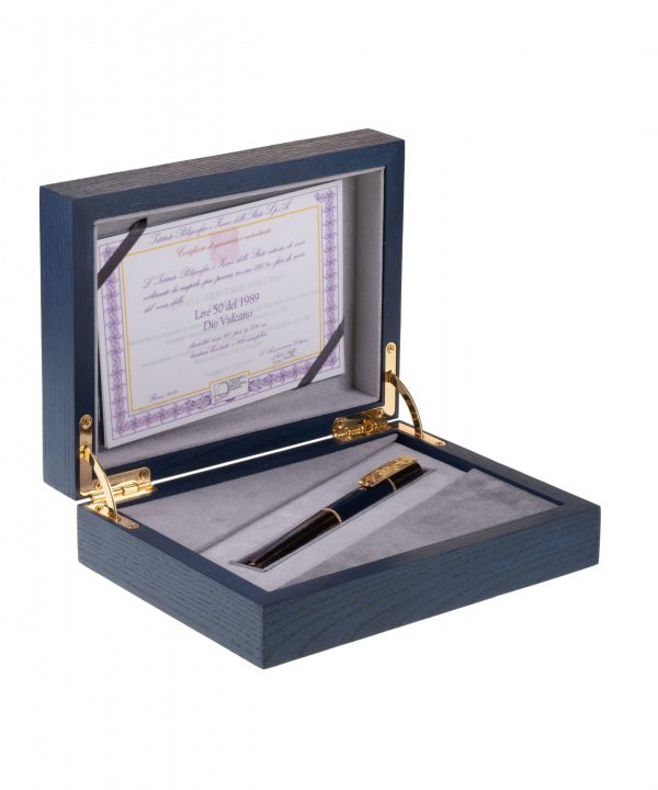 Penna Le 50 Lire Vulcano Heritage Vulcano Blue&Gold - immagine 2