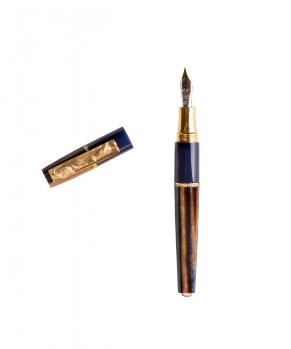 Penna Le 50 Lire Vulcano Heritage Vulcano Blue&Gold - immagine 4