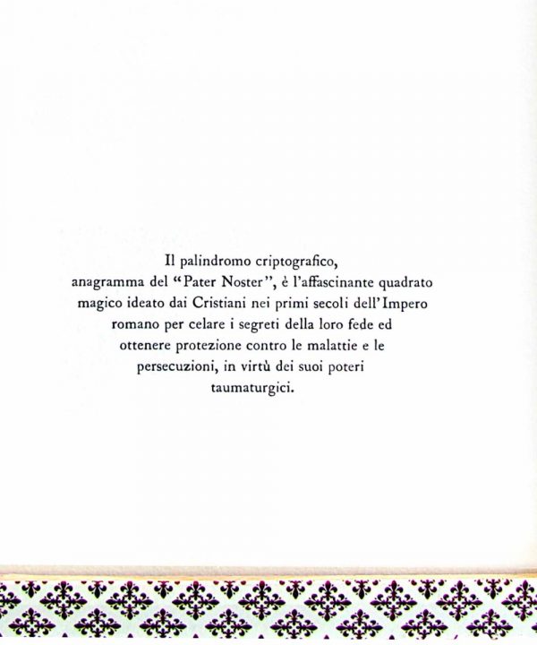 Sator Arepo - immagine 4