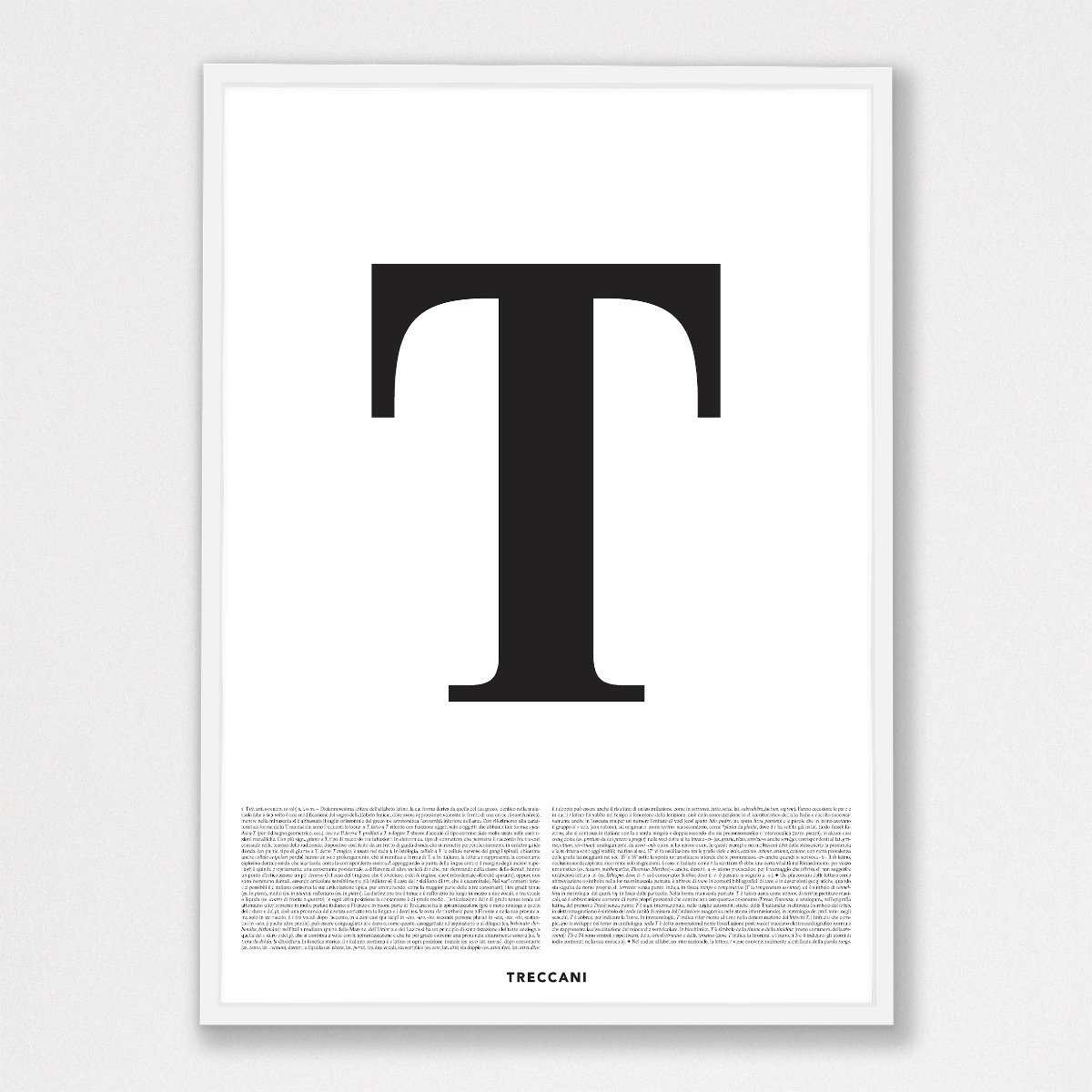 t_50x70_cornicebianca Poster – T - immagine 1