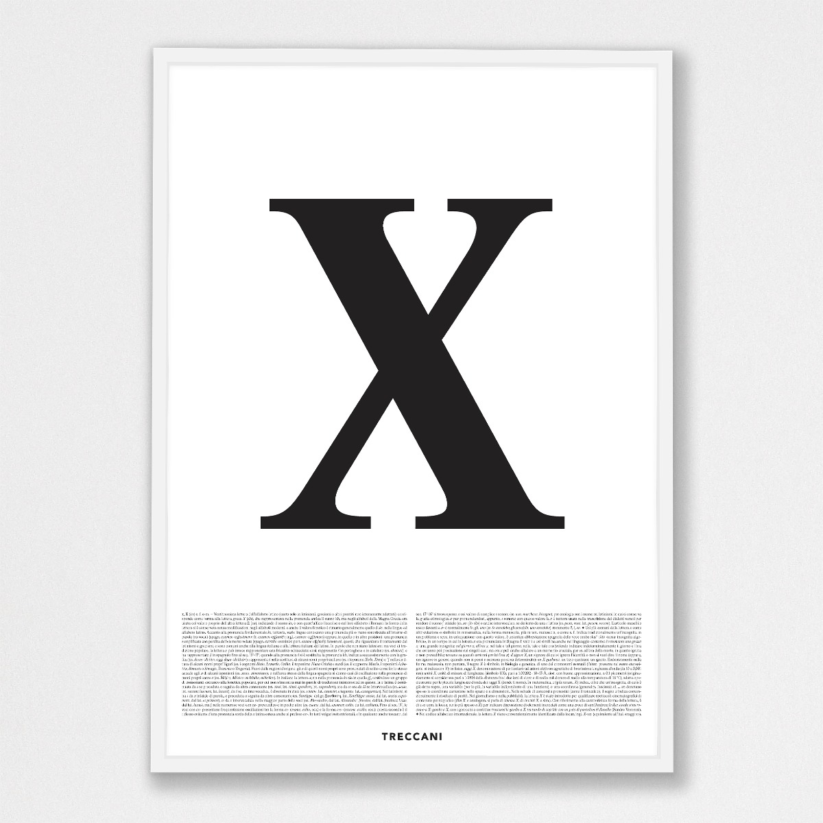 x_50x70_cornicebianca Poster – X - immagine 1