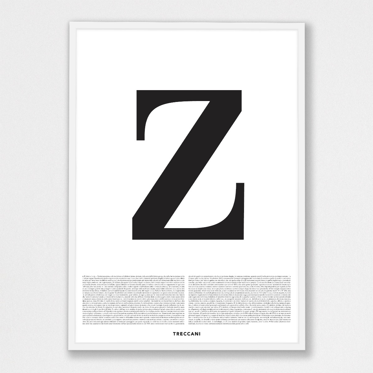 z_50x70_cornicebianca_1 Poster – Z - immagine 1