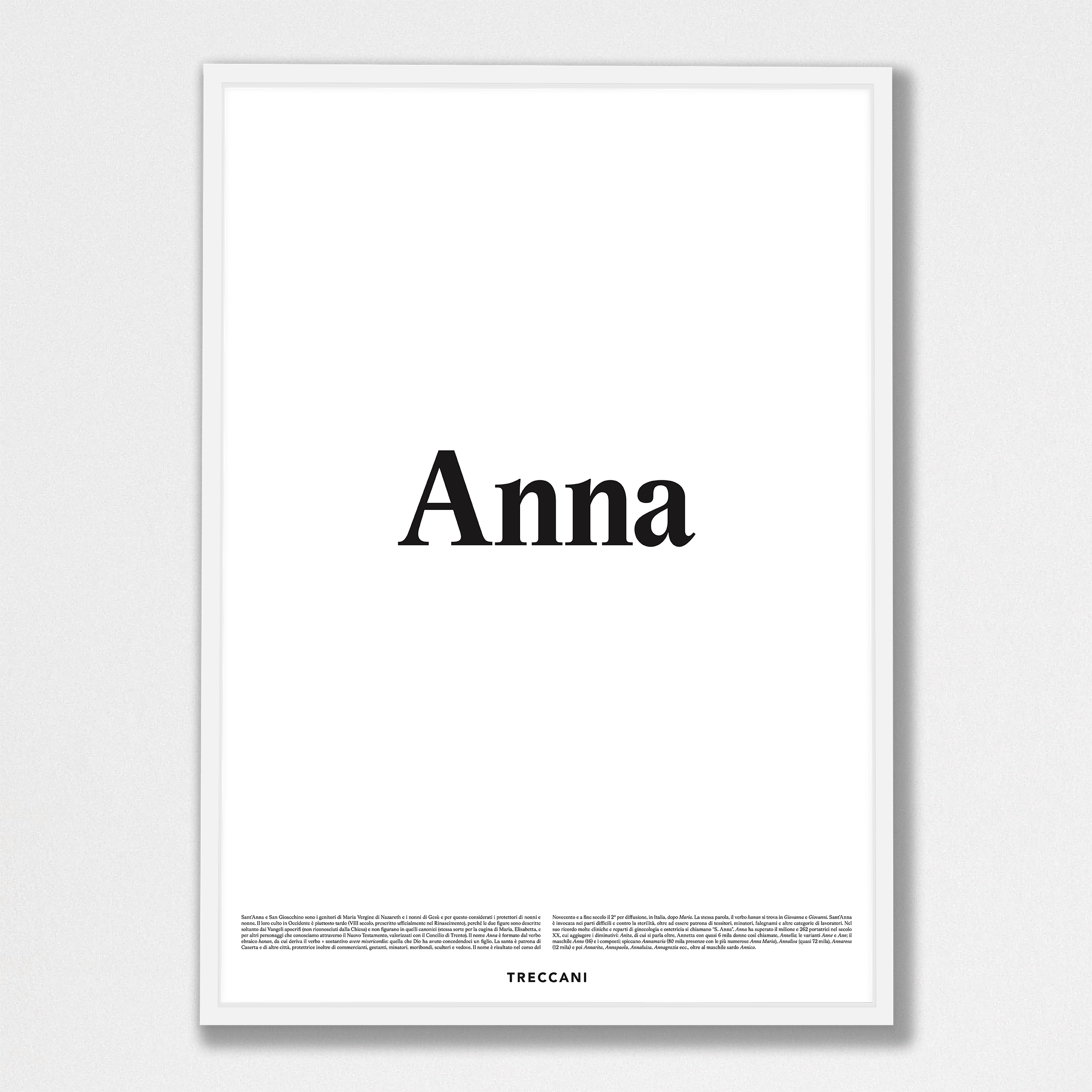 Anna 50x70 bianco Poster - Anna - immagine 1