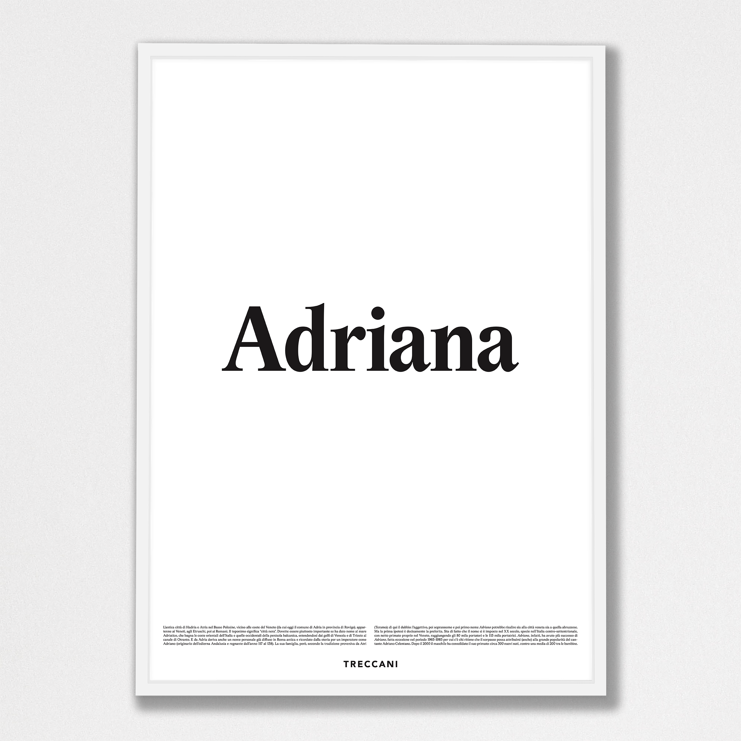 Adriana 50x70 bianco Poster - Adriana - immagine 1