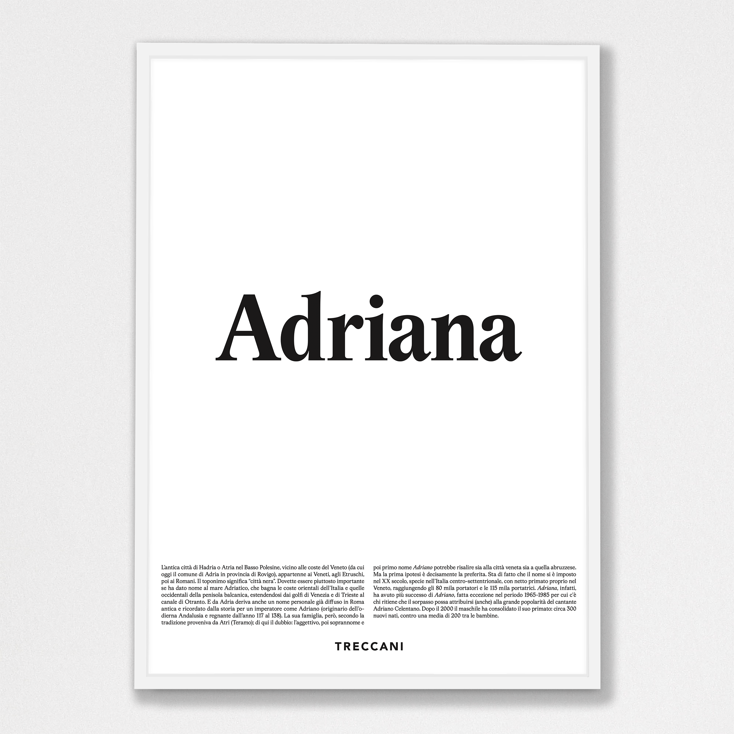 Adriana 50x70 bianco Poster - Adriana - immagine 1