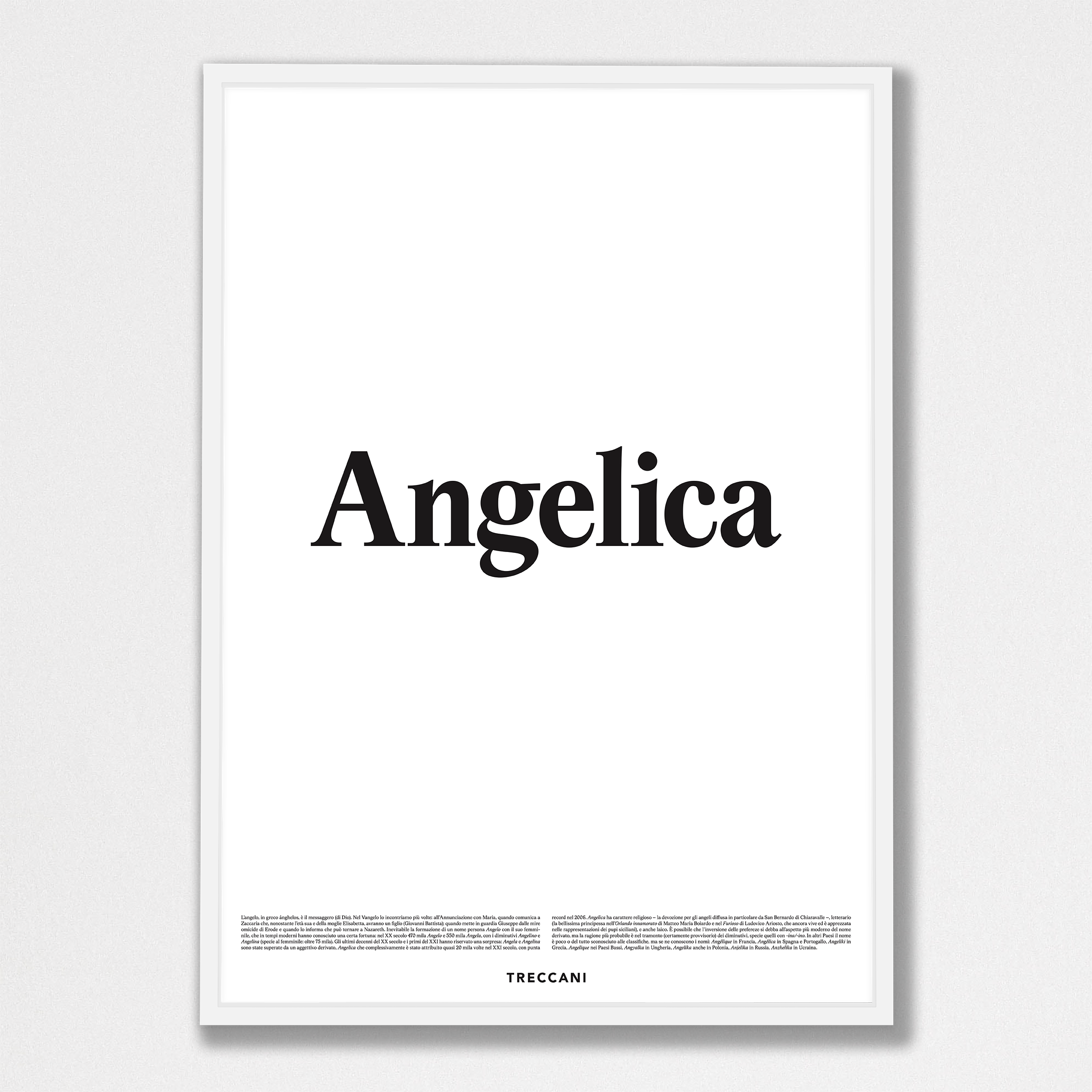 Angelica 50x70 bianco Poster - Angelica - immagine 1