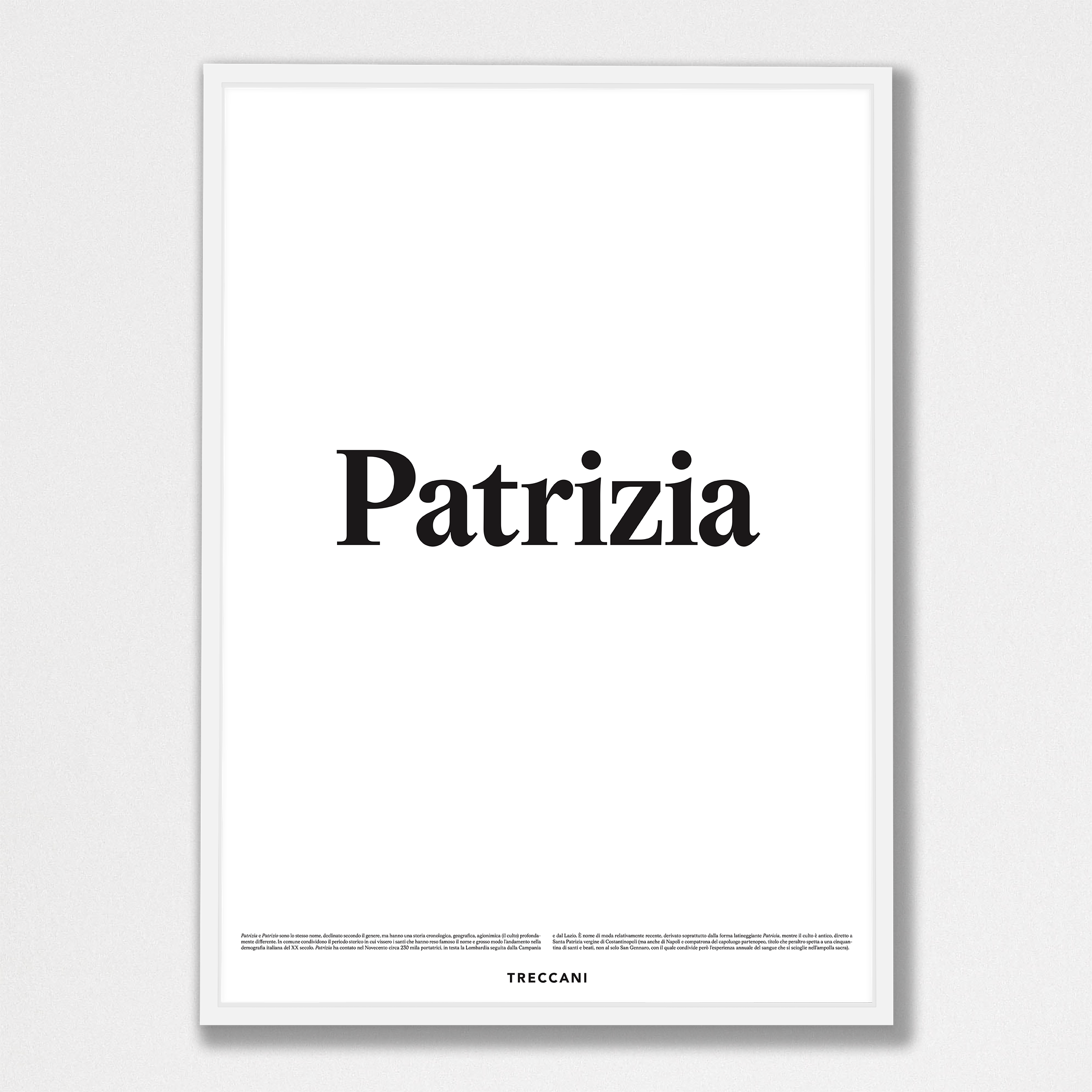 Patrizia 50x70 bianco Poster - Patrizia - immagine 1