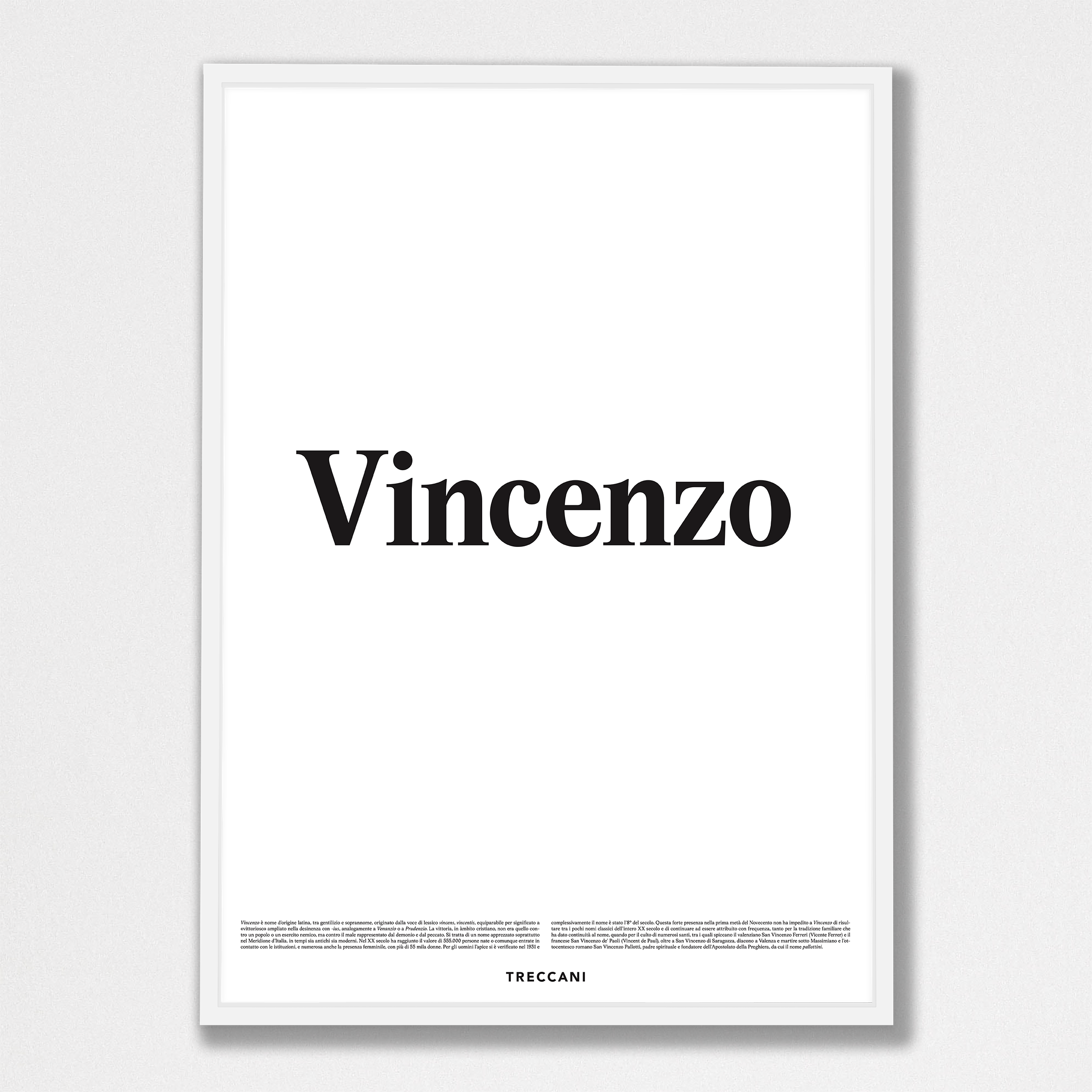 Vincenzo 50x70 bianco Poster - Vincenzo - immagine 1