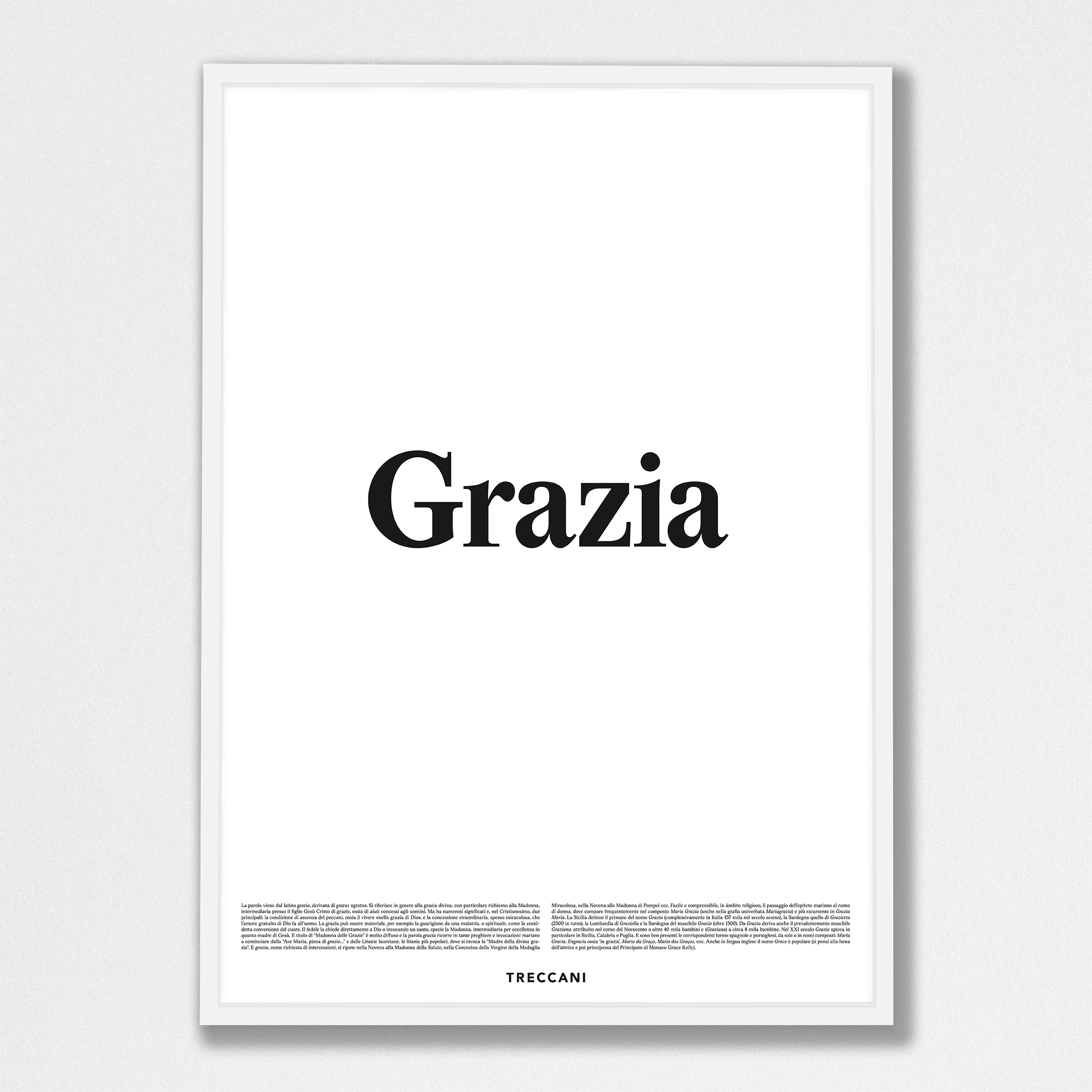 Grazia 50x70 bianco Poster - Grazia - immagine 1