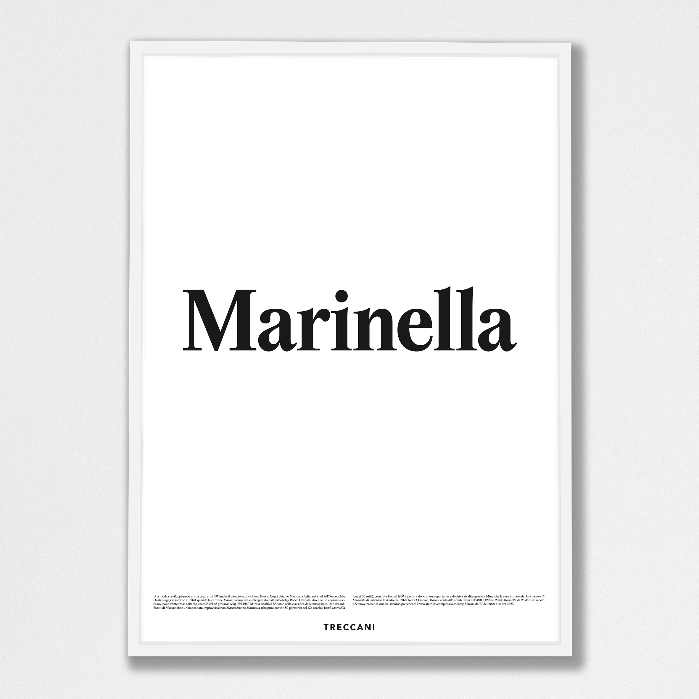 Marinella 50x70 bianco Poster - Marinella - immagine 1