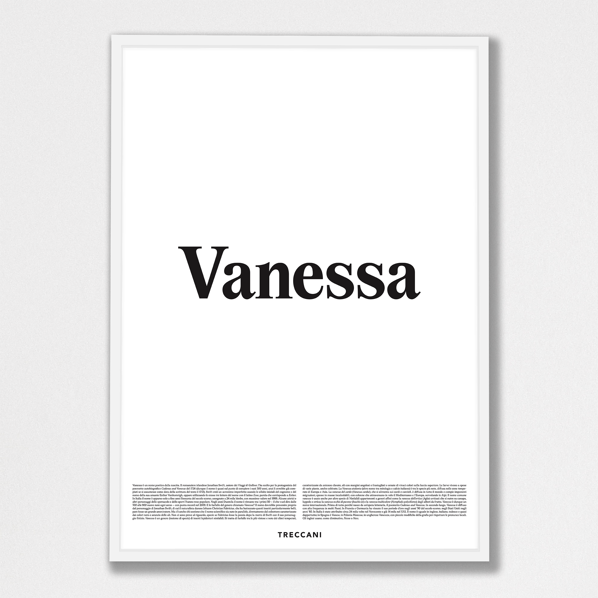 Vanessa 50x70 bianco Poster - Vanessa - immagine 1