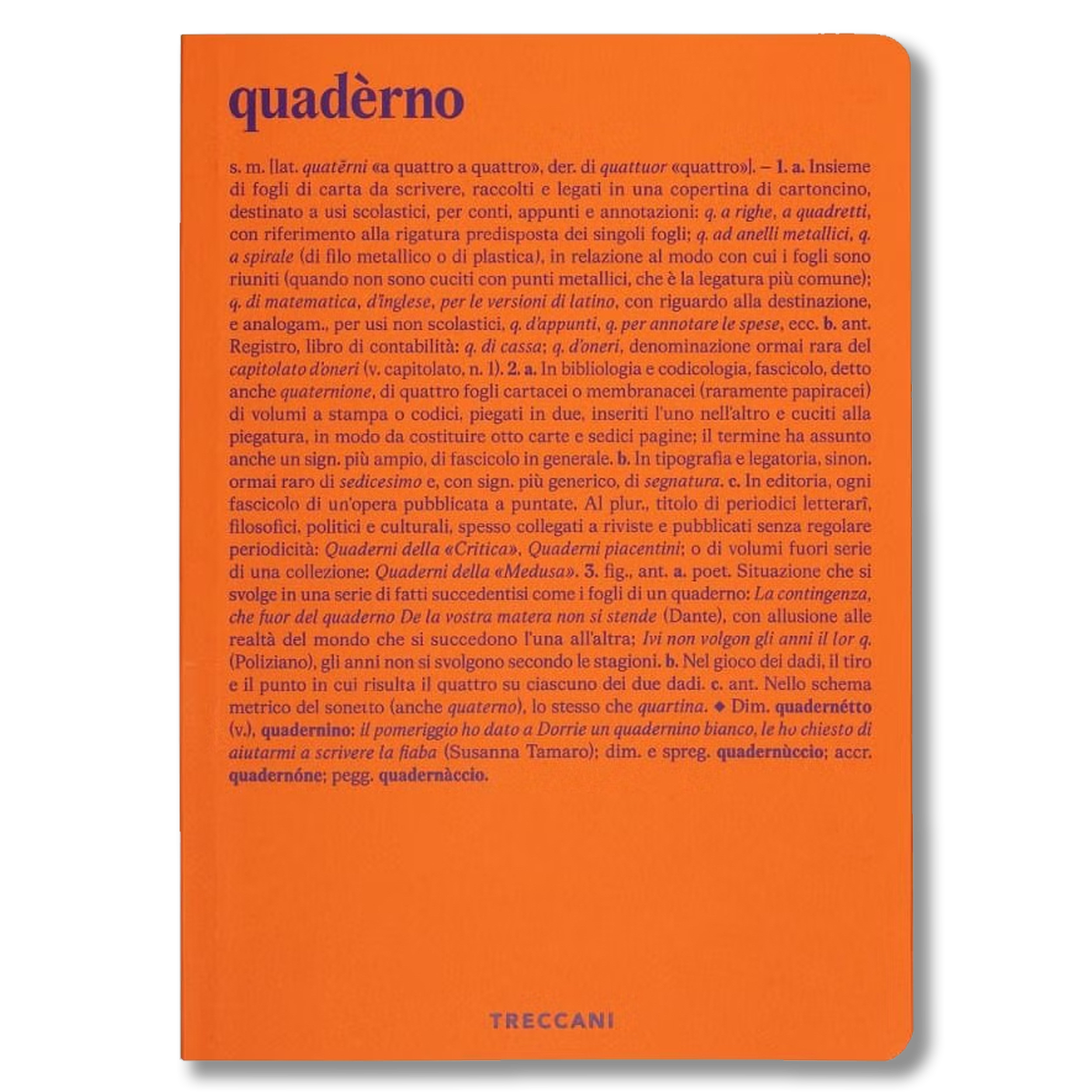 3011312 Quaderno a fogli bianchi - arancio/viola - immagine 1