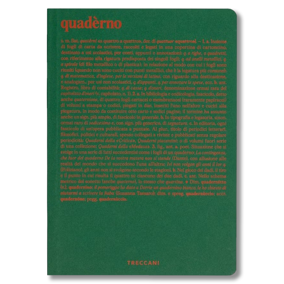 3011313 Quaderno a fogli bianchi - verde/arancio - immagine 1