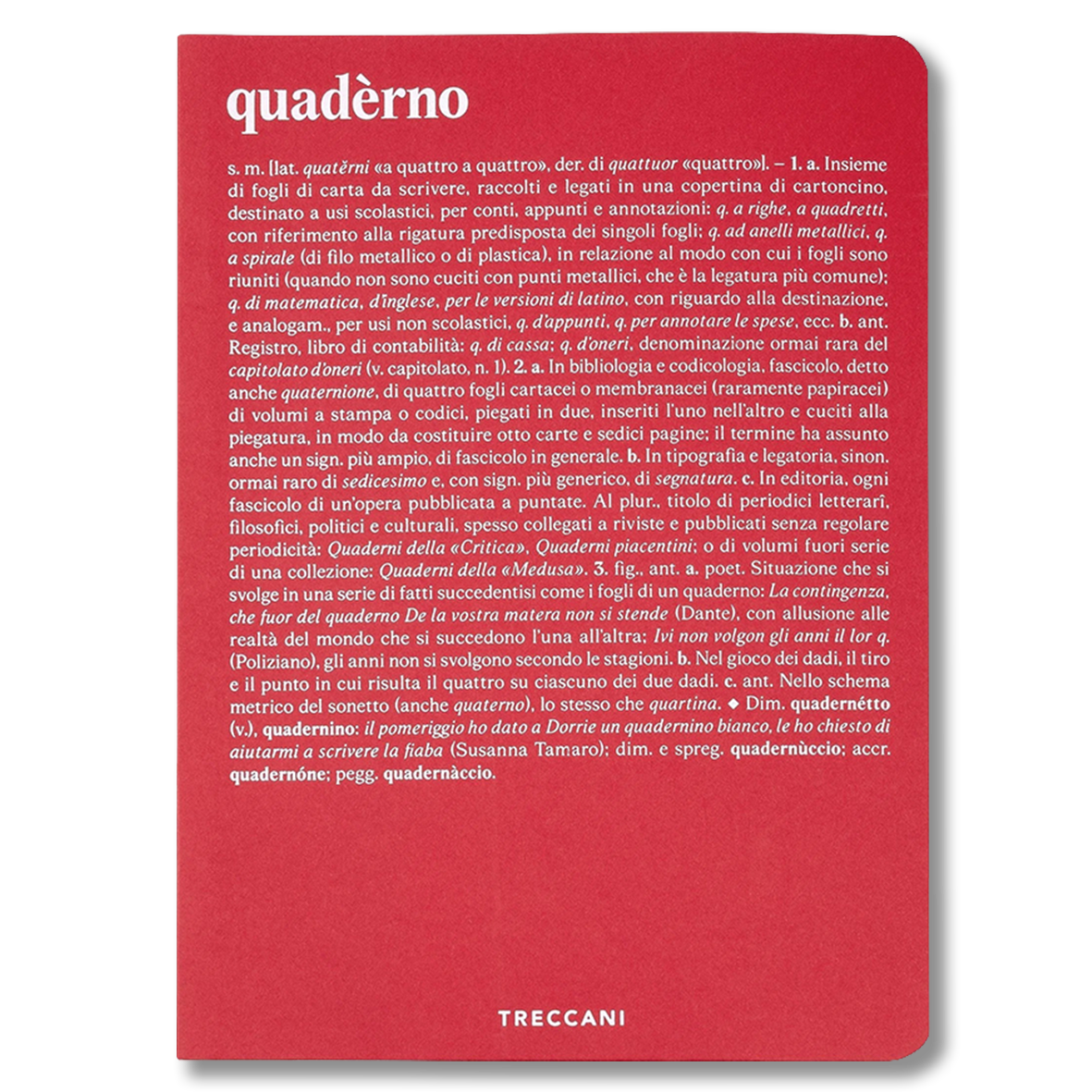 3011901 Quaderno a fogli bianchi - rosso/bianco - immagine 1