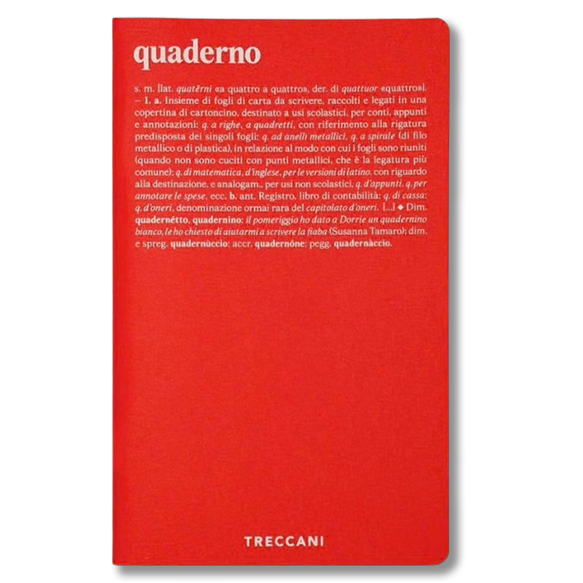 Rosso Quaderno a righe - rosso/bianco - immagine 1